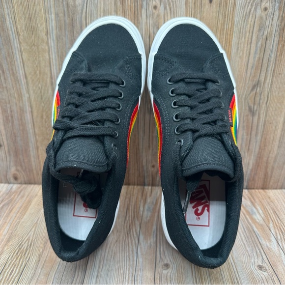 Vans Lampin 86 Dx Anaheim Factory Pride Black Unisex Sneakers Size M 5.5 W 7 - Picture 5 of 8